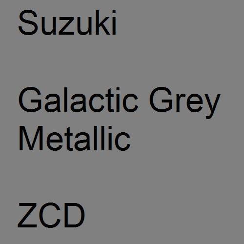 Suzuki, Galactic Grey Metallic, ZCD.